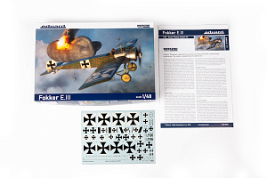 Сборная модель 1/48 Fokker E.III (Weekend edition) (Eduard kits)