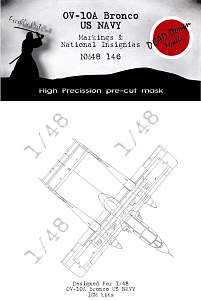 North-American/Rockwell OV-10D Bronco US NAVY national insignia and markings (ICM kits)