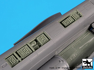 Дополнения из смолы 1/48 Mikoyan MiG-23BN big set (designed to be used with Eduard kits) 