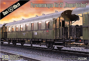 Сборная модель 1/35 Пассажирский вагон Description Cid-27 (Das Werk)