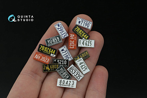 Автомобильные номера США, западные штаты, 1950-1960 (для всех моделей) (на метал. основании), часть1