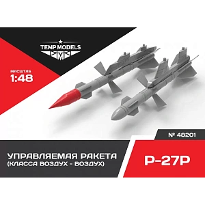 Дополнения из смолы 1/48 Управляемая ракета Р-27 Р (Temp Models)/ МиГ-29, Су-27, Су-33, Су-34, Су-35