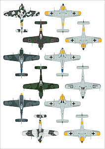 Декаль 1/72 JG 54 Vol.1 (Aims)