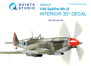 3D Декаль интерьера кабины Spitfire Mk.IX (для модели Eduard)