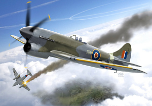 Сборная модель 1/72 Hawker Tempest Mk.V (Kovozavody Prostejov)