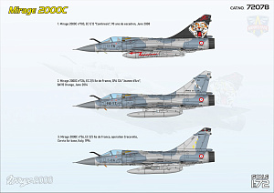 Сборная модель 1/72 Dassault-Mirage 2000C (Modelsvit)