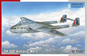 Сборная модель 1/72 de Havilland Vampire Mk.1 'RAF, RAAF and Armee de l'Air (Special Hobby)