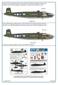 Декаль 1/32 Hannover Street Mitchells' North-American B-25J-30NC (Kits-World)