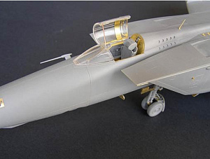Фототравление 1/48 МиГ-25 Внешний вид (ICM) (Metallic Details)
