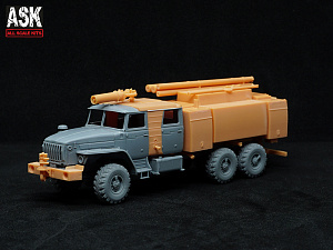 Конверсионный набор 1/72 Набор аэродромного пожарного автомобиля АА-8,0-55/60(4320) (ASK)