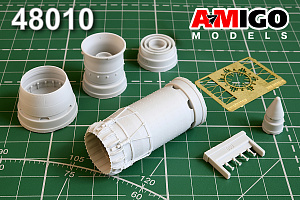 Дополнения из смолы 1/48 Сопло двигателя Р-29Б-300 МиГ-23БН /БМ, МиГ-27, МиГ-27К/ М (Amigo Models)