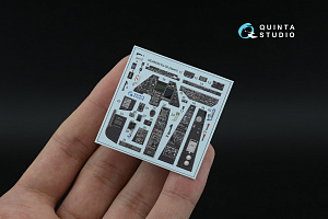 3D Декаль интерьера кабины Ка-50 (черные панели) (Italeri) (с 3D-печатными деталями)