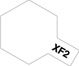 Краска акриловая Acrylic Mini XF-2 Flat White (Tamiya) (10ml)