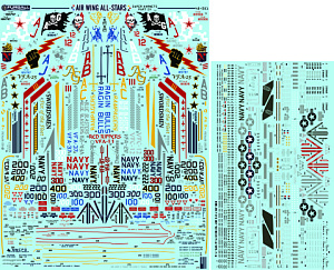 Декаль 1/48 Air Wing All-Stars Super Hornets Part IV (Furball Aero-Design)