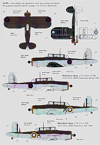 Декаль 1/48 Fleet Air Arm Gloster Sea Gladiator Mk.I , Fairey Fulmar, Blackburn Skua (Xtradecal)