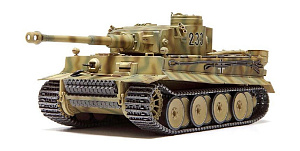 Сборная модель 1/48 Немецкий тяжелый танк Tiger I раннего производства (Восточный фронт) (Tamiya)