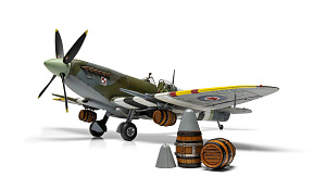 Сборная модель 1/24 Supermarine Spitfire Mk.IXc - Flying Dray (Airfix)