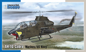 Сборная модель 1/48 AH-1G Cobra 'Marines/US Navy' (4x camo) (Special Hobby)