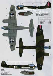 Декаль 1/32 Junkers Ju-88A-1 (2) (Techmod)