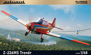 Сборная модель 1/48 Zlin Z-226MS Treer ProfiPACK edition kit (Eduard kits)