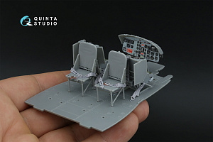3D Декаль интерьера кабины UH-1B (Trumpeter)