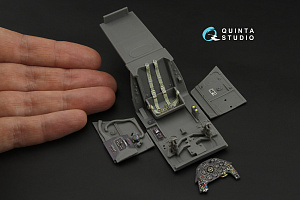 3D Декаль интерьера кабины Bf 109G-5/Bf 109G-6 (Airfix)