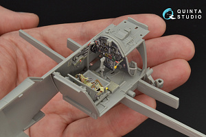 3D Декаль интерьера кабины Bf 109E-4 (для модели Cyber-hobby/Dragon)