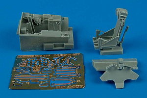 Дополнения из смолы 1/48 Кабина пилота МиГ-17Ф  (для модели Hobby Boss)