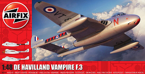 Сборная модель 1/48 de Havilland Vampire F.3 (Airfix)