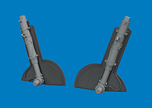 Дополнения из смолы 1/48 Стойки шасси Supermarine Spitfire Mk.Vc (для модели Eduard)