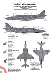 Декаль 1/72 Operation Enduring Freedom 'Coalition Air Power over Afghanistan Part 1 (AGM)