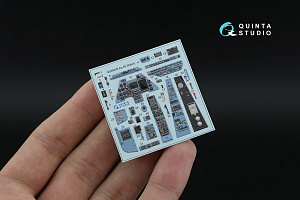 3D Декаль интерьера кабины Ка-50 (серо-голубые панели) (Italeri) (с 3D-печатными деталями)