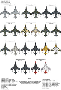 Декаль 1/48 Blackburn Buccaneer S.2 Collection Pt.2 (12) (Xtradecal)