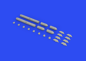 Дополнения из смолы 1/48 Ракеты  AGM-84D "Гарпун"