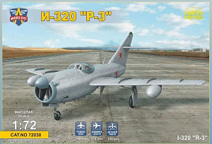 Сборная модель 1/72 Микоян-Гуревич И-320 Р-3 (Modelsvit)