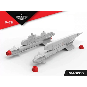 Дополнения из смолы 1/48 Управляемая ракета Р-73 (Temp Models)/МиГ-21, МиГ-23, МиГ-29, МиГ-35, Су-25, Су-30, Су-33, Су-35, Су-34, Су-57, J-10, Як-130, HAL Tejas, Ми-28