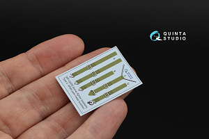 Комплект ремней для самолета ВВС РККА тип 2, ВОВ (с металлическими пряжками) (для всех моделей)