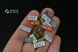 Автомобильные номера США, западные штаты, 1950-1960 (для всех моделей) (на метал. основании), часть1