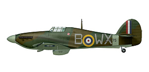 Сборная модель 1/48 Hawker Hurricane Mk.IIb (Arma Hobby)