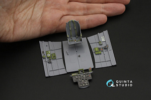 3D Декаль интерьера кабины Curtiss H-75 Hawk (Special Hobby)