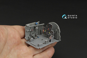 3D Декаль интерьера кабины Nakajima Ki-84 Hayate (Hasegawa)