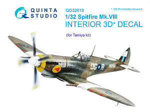 3D Декаль интерьера кабины Spitfire Mk.VIII (для модели Tamiya)