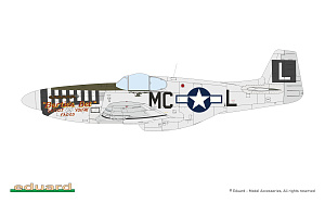 Сборная модель 1/48 North-American P-51B/C Mustang with dorsal fin The ProfiPACK (Eduard kits)