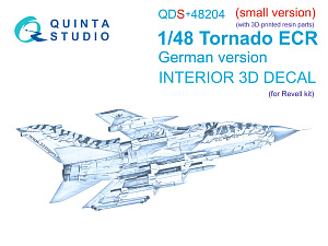 3D Декаль интерьера кабины Tornado ECR German (Revell) (малая версия) (с 3D-печатными деталями)