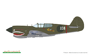 Сборная модель 1/48 Curtiss P-40E Warhawk (The ProfiPACK edition kit) (Eduard kits)