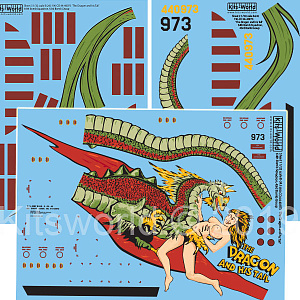 Декаль 1/32 Consolidated B-24J Liberator (Sized for the 1/32 scale Hobby Boss kits) (Kits-World)