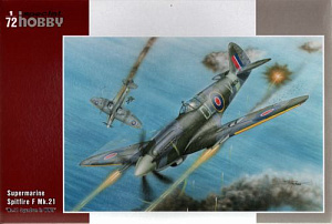 Сборная модель 1/72 Supermarine Spitfire F Mk.21 (No.91 Sq. RAF) (Special Hobby)
