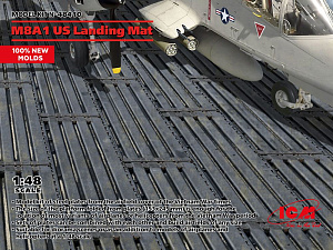 Основание для диорам 1/48 M8A1 US Landing Mat (153x245 mm) (ICM)