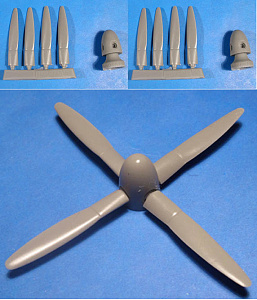 Дополнения из смолы 1/72 P-61 P-61 Black Widow Propellers & Spinners (Revell) (Vector) 