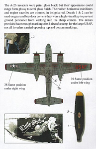 Декаль 1/48 Douglas A-26B Invader (2) (Bombshell)